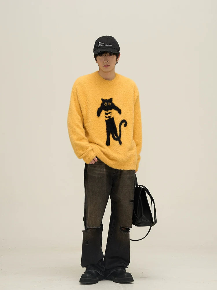 Cat-Inspired Sweater