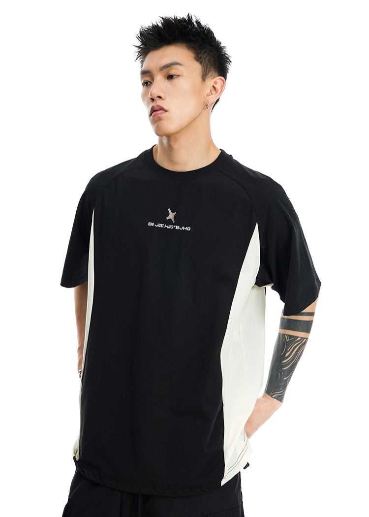BJHG Curved Contrast T-Shirt