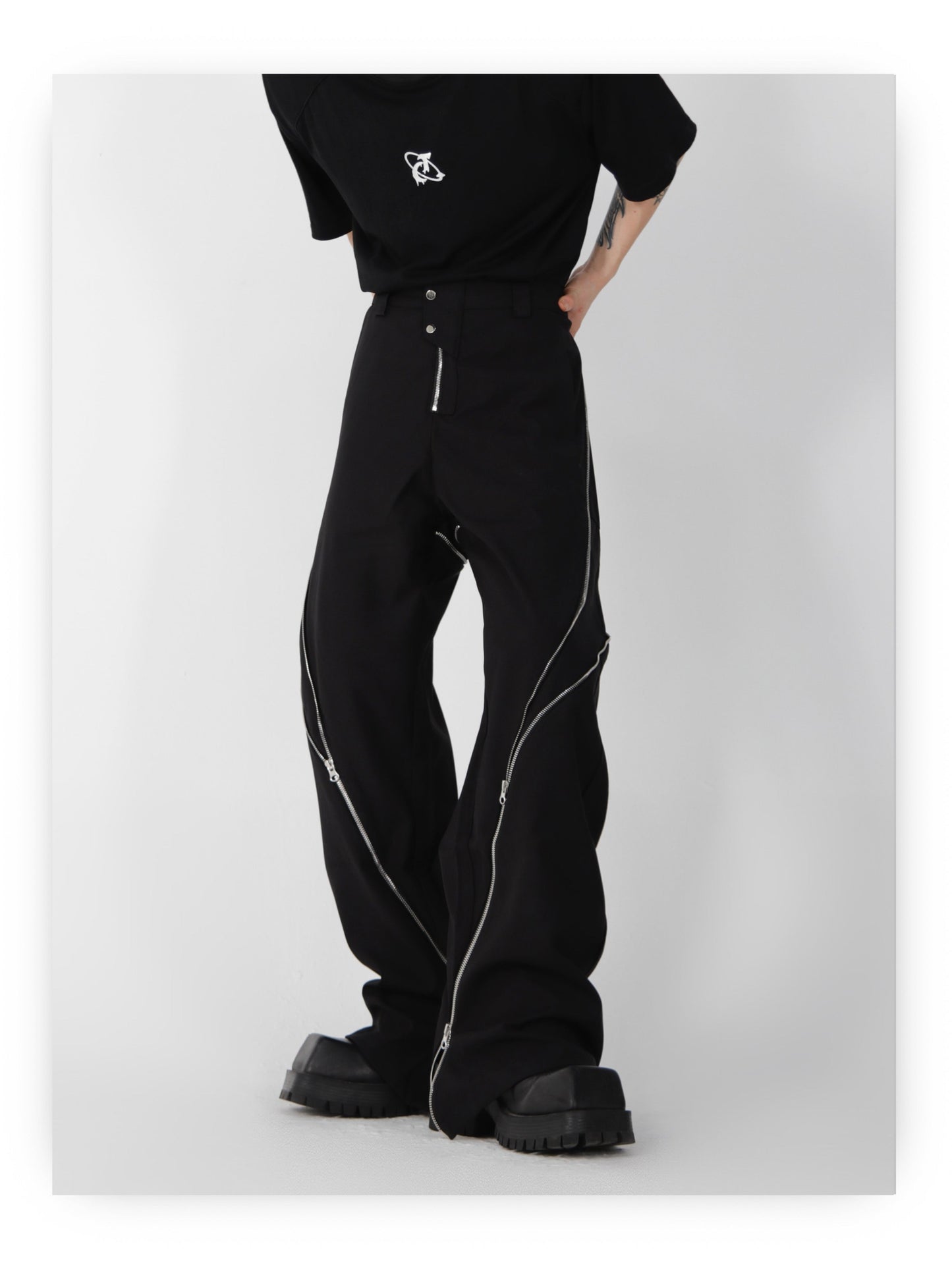 CulturE Zip-Up Trousers