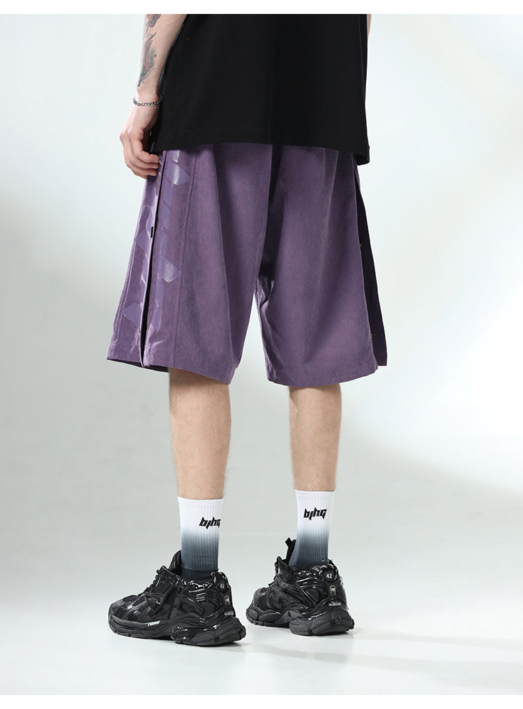 BJHG Casual Button-Up Shorts