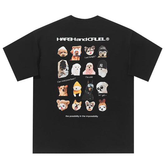 Edgy and Bold 'Pup' T-Shirt
