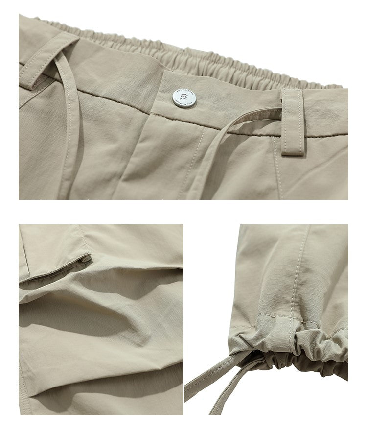 BJHG Pleated Utility Cargo Trousers