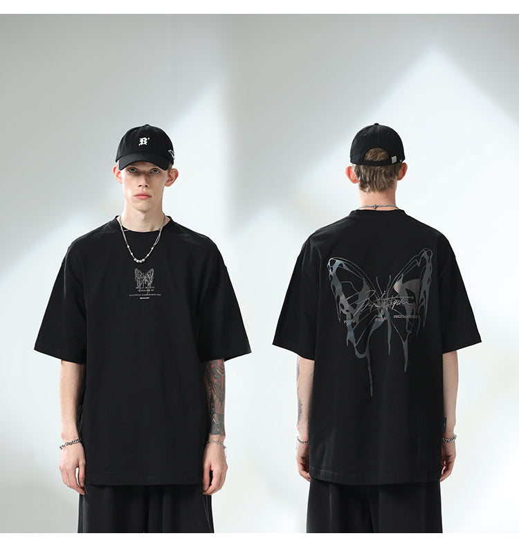 BJHG 3M Reflective Butterfly T-Shirt