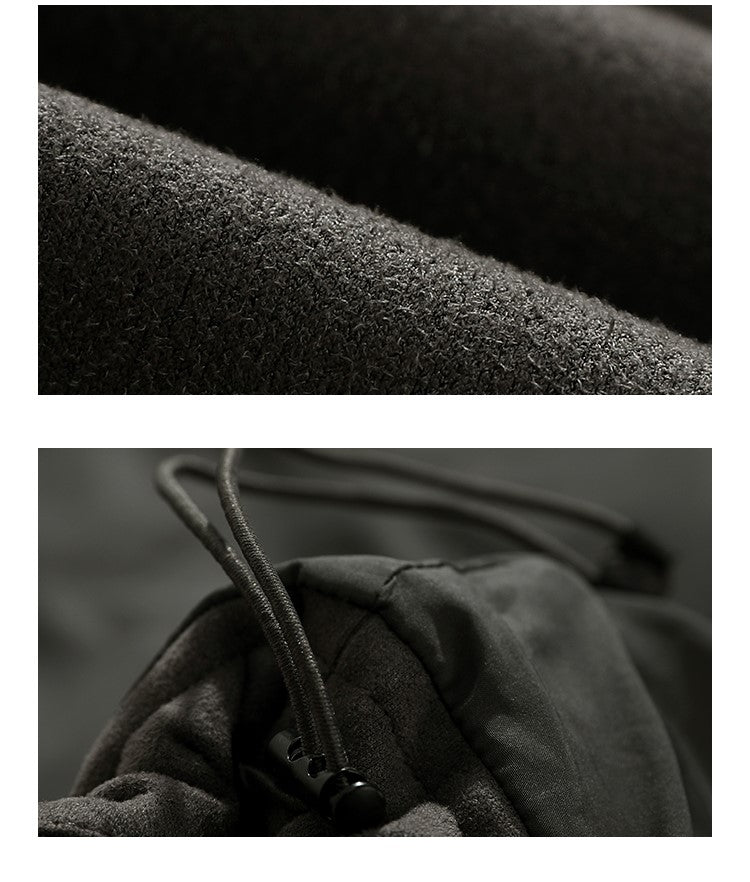 BJHG Plush Suede Puffer Coat