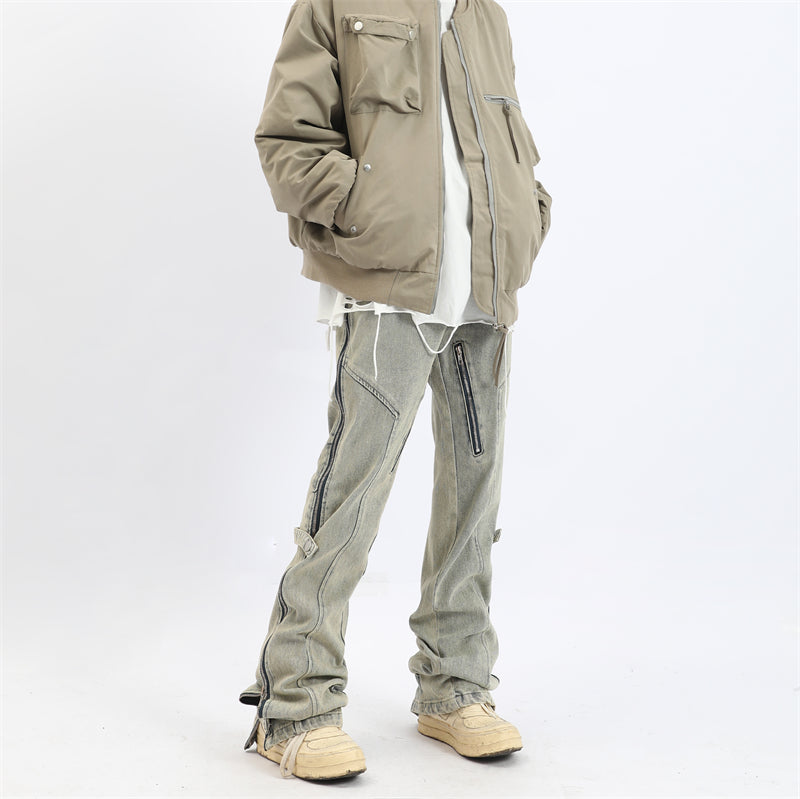 MaxDstr Dual-Zip Split Pants