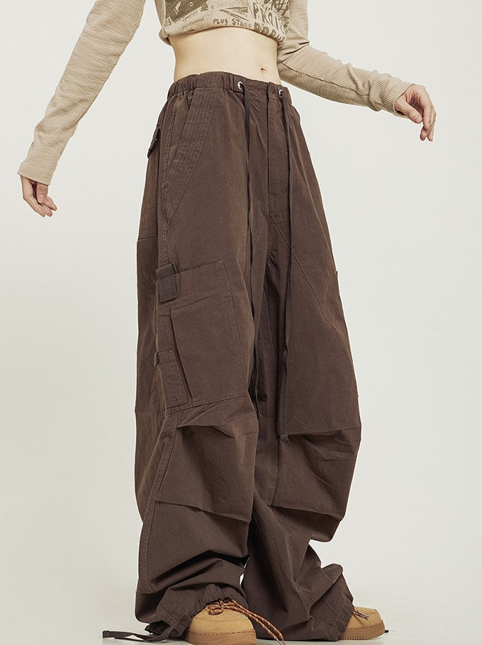 CTB Relaxed Fit Pleated Cargo Pants