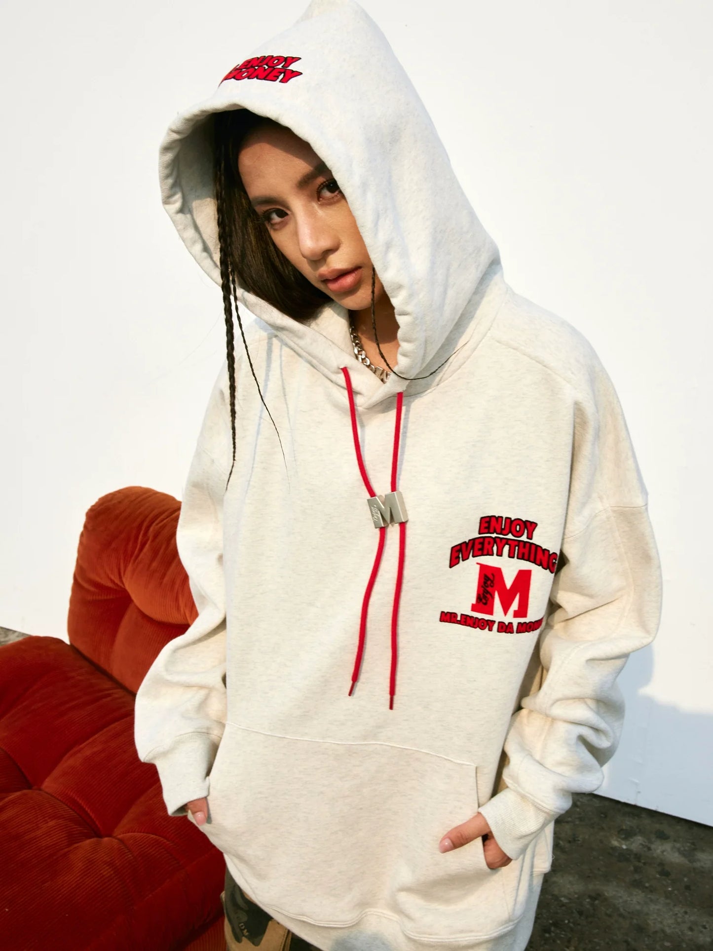 MEDM M Buckle Adjustable Hoodie