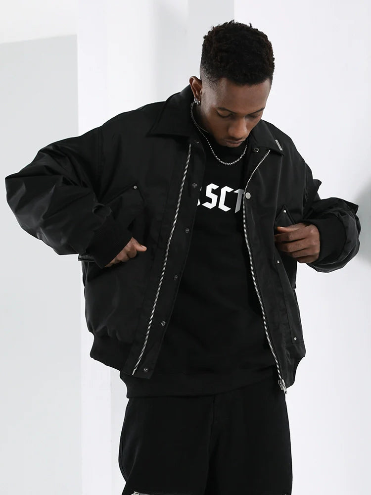 NOSAW Studded Aviator Jacket