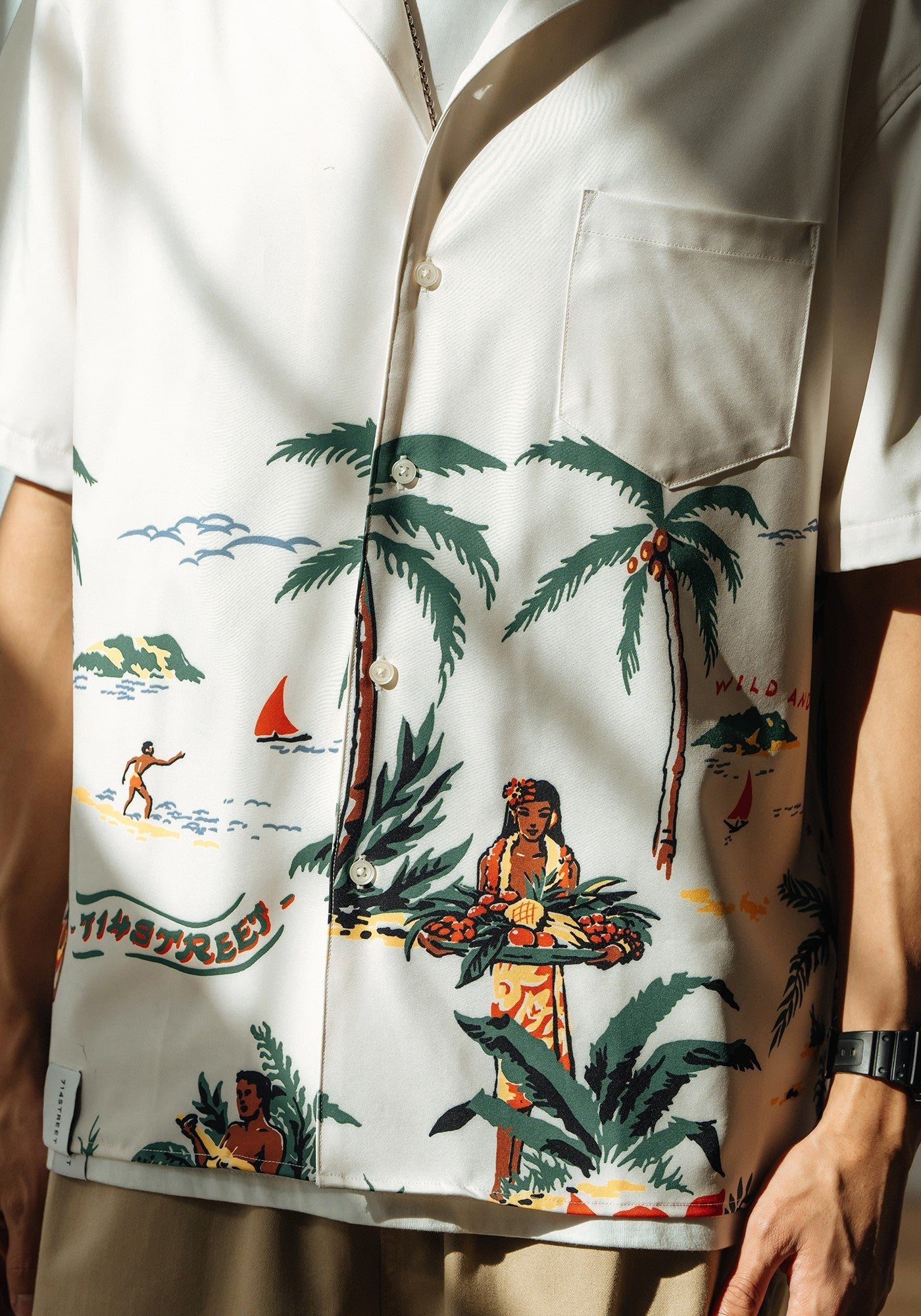 714street 'Breeze' Casual Button-Up Shirt