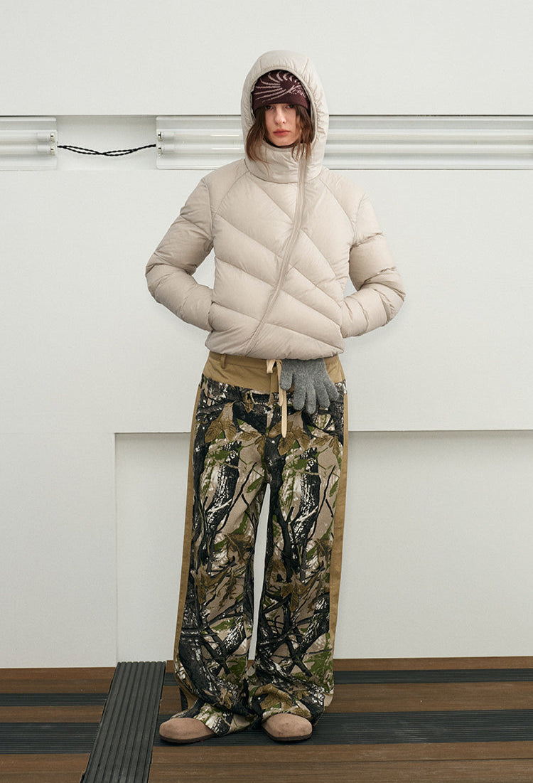 KREATE 'Eclipse' Cross-Zip Puffer Coat