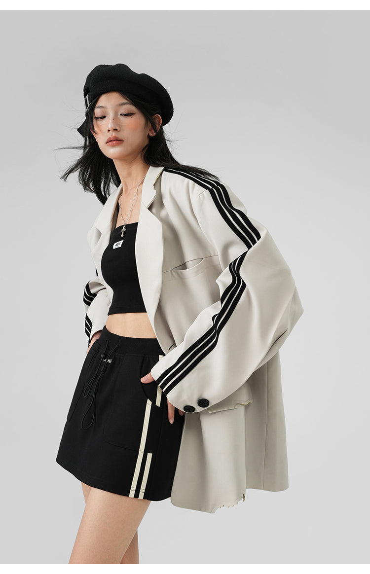 BJHG Striped Blazer Jacket