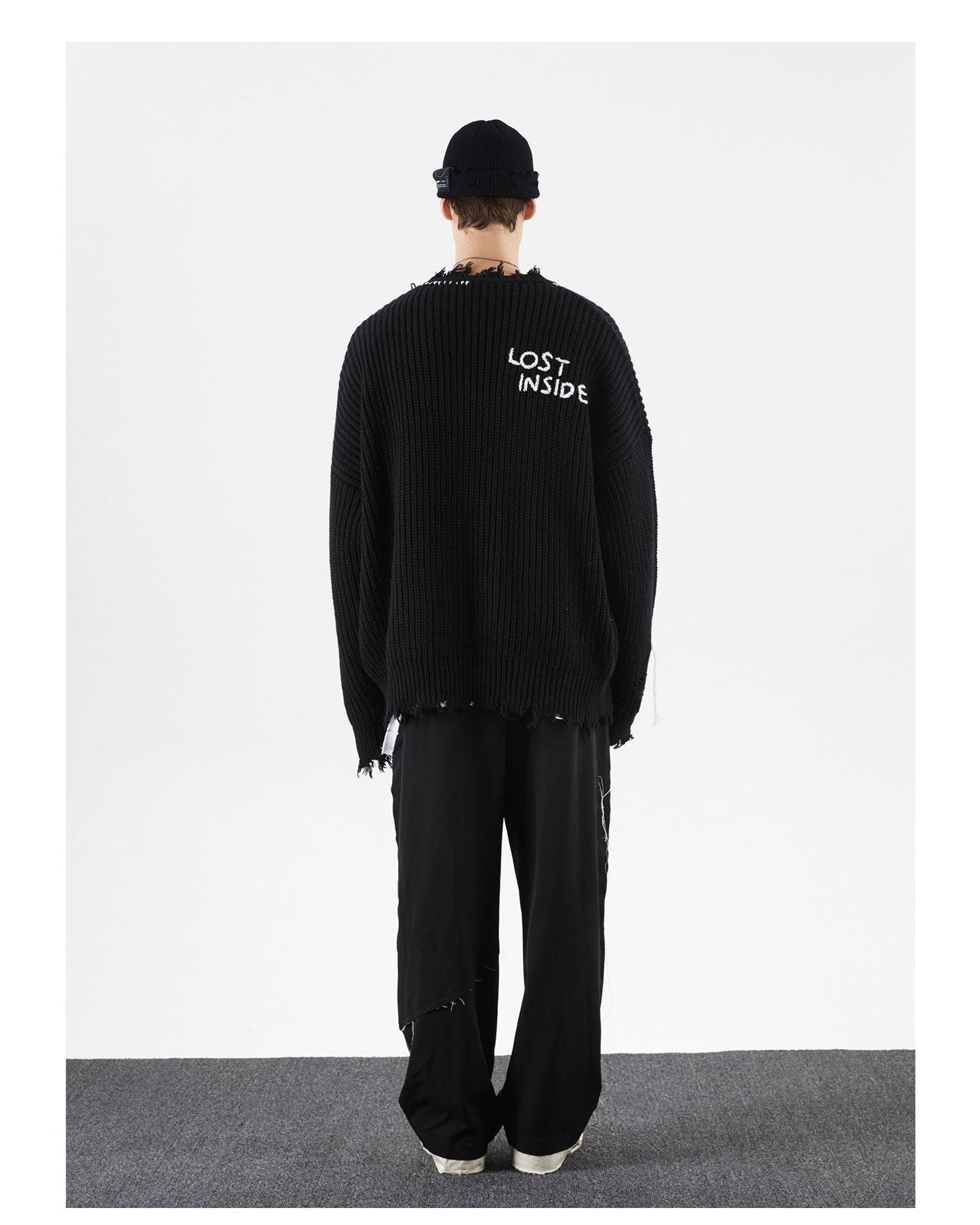 PCLP 'Lost Inside' Vintage-Inspired Distressed Knit Sweater