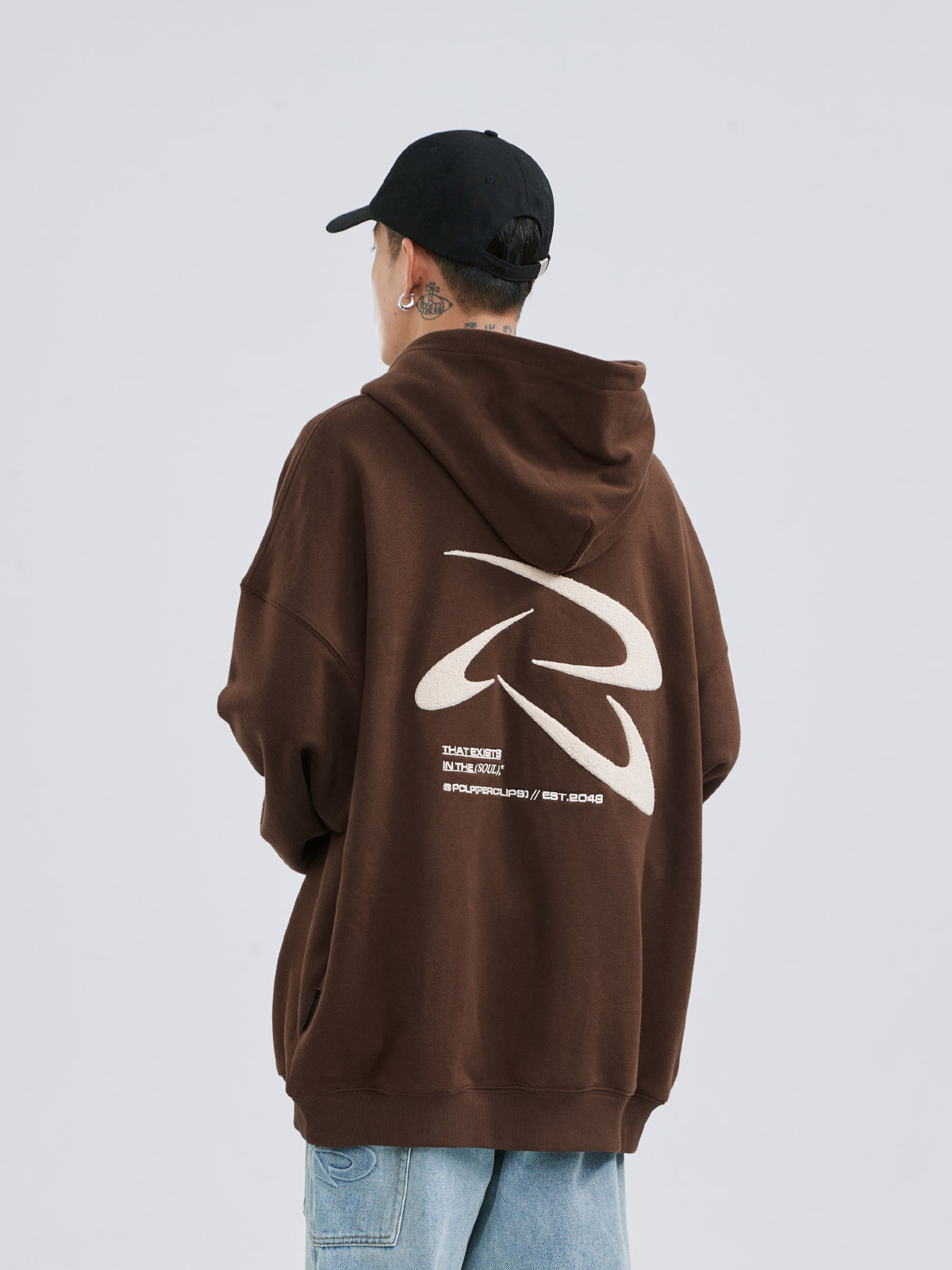 PCLP Embroidered Hoodie with Frisbee Design