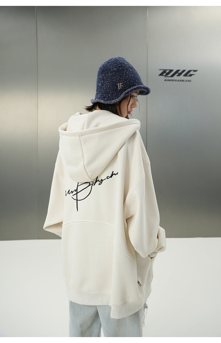 BJHG Logo Hoodie with Script Design