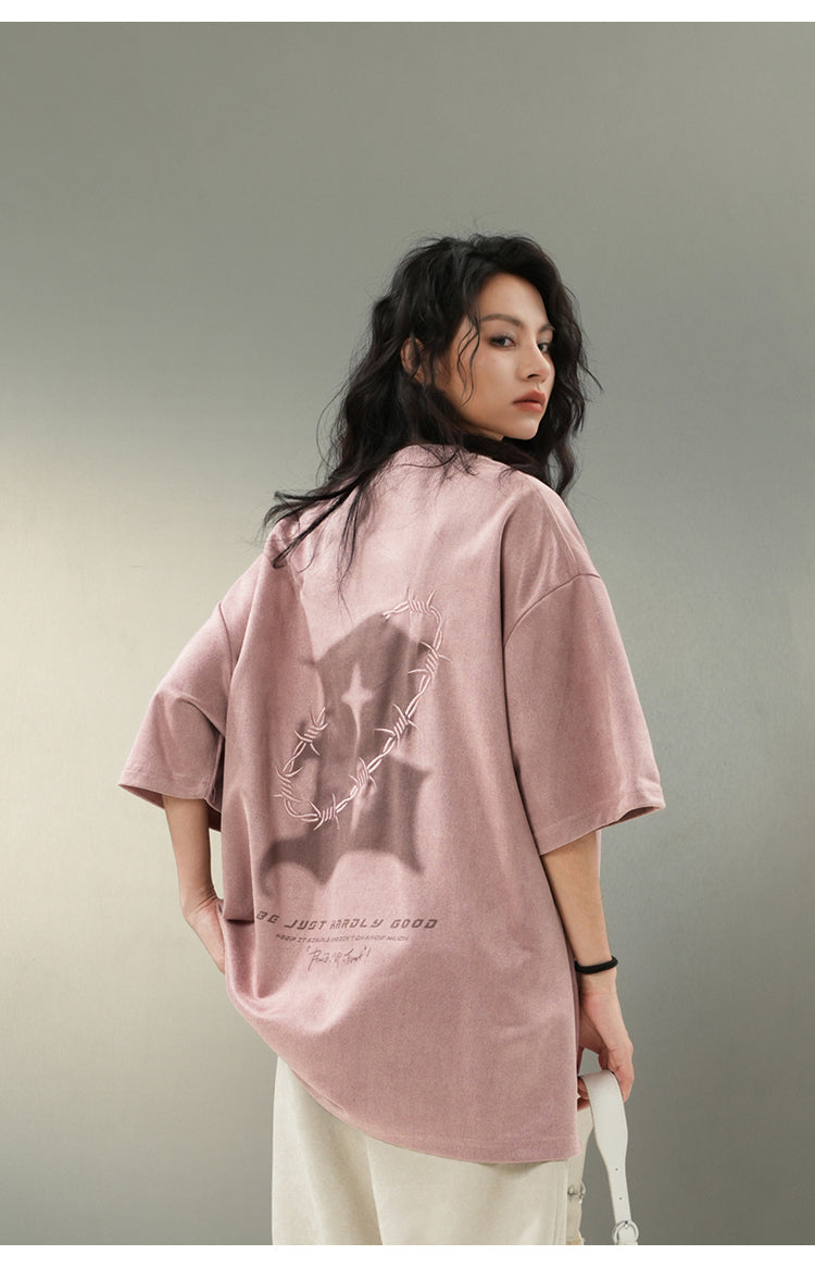 BJHG 'Thorns' Suede T-Shirt