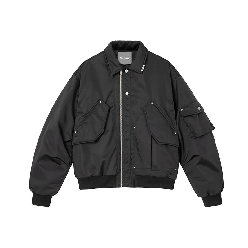 NOSAW Studded Aviator Jacket