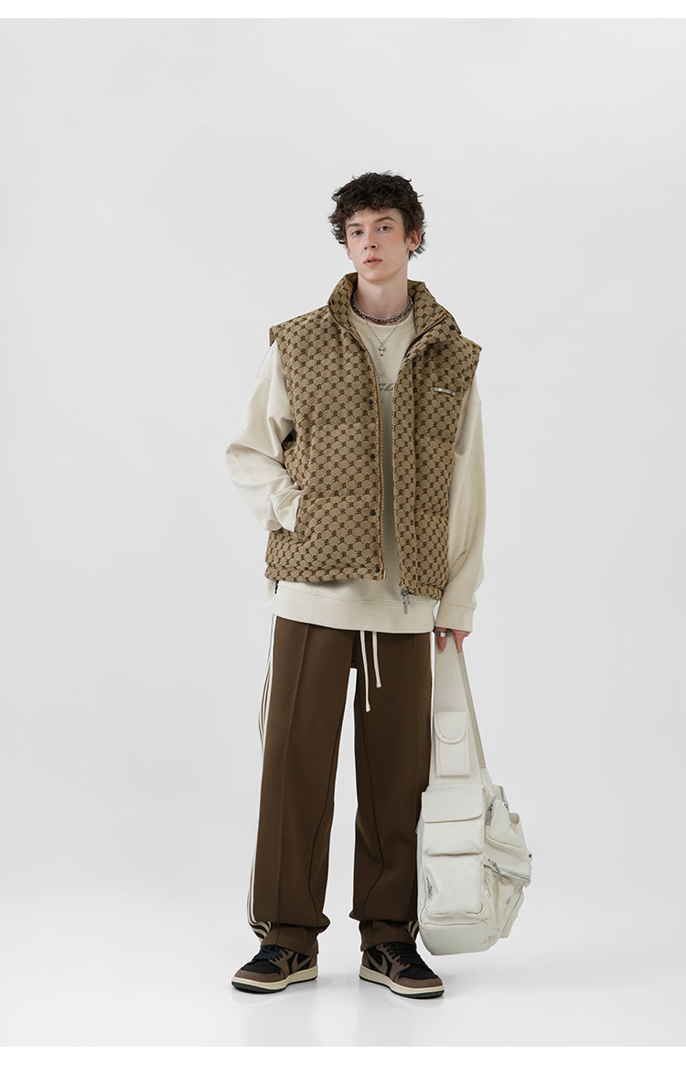 BJHG Monogram Patterned Puffer Vest