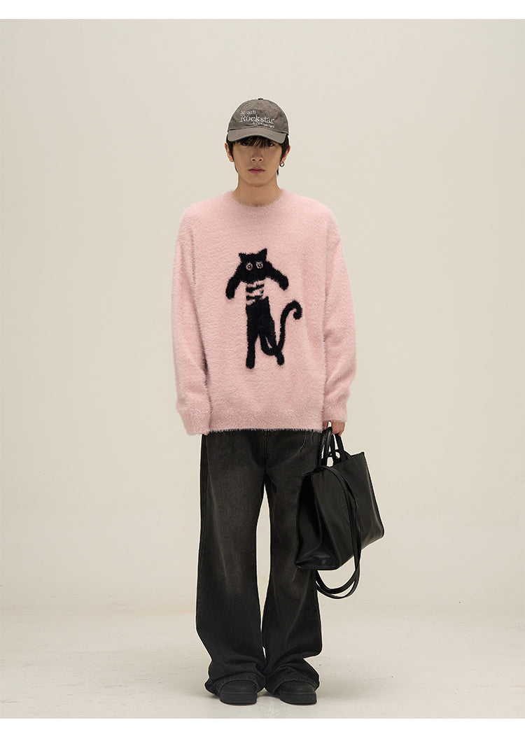 Cat-Inspired Sweater
