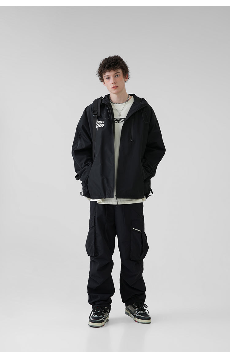 BJHG Pleated Utility Cargo Trousers