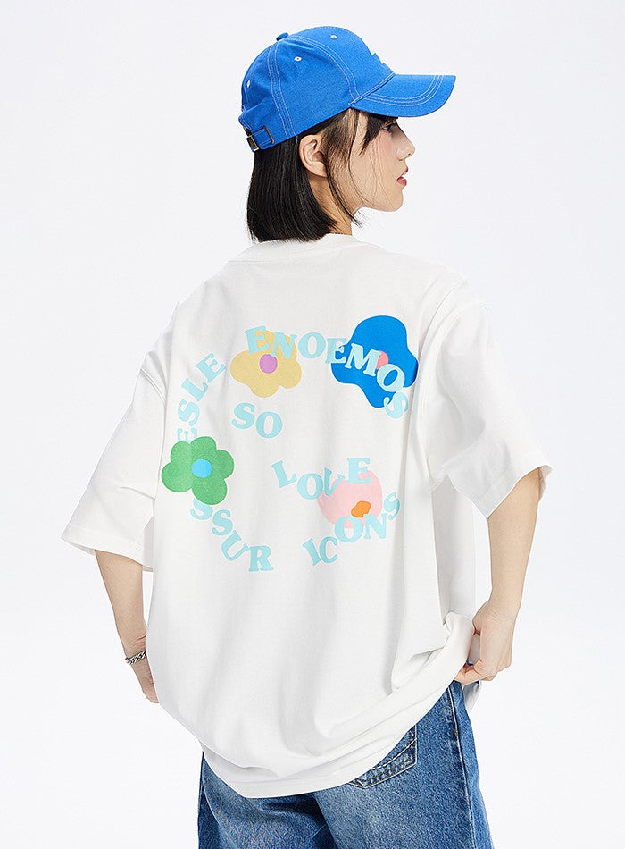 ICONSLAB Floral Garden T-Shirt
