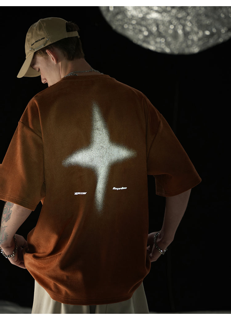 BJHG 3M Reflective Star Spike T-Shirt