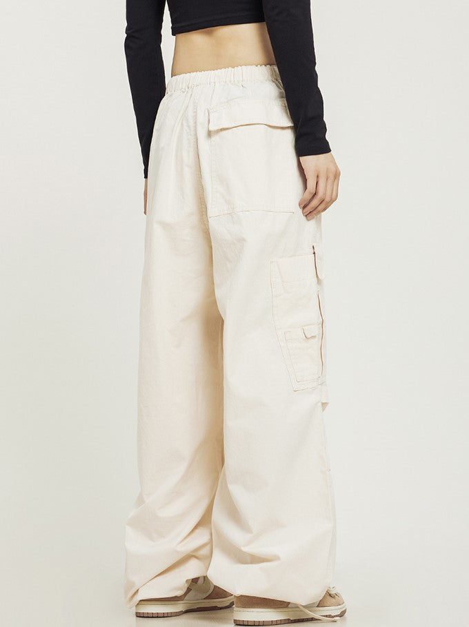 CTB Relaxed Fit Pleated Cargo Pants