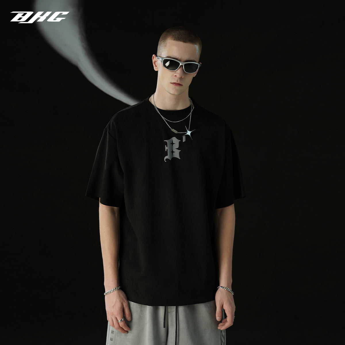 BJHG 3M Reflective Star Spike T-Shirt