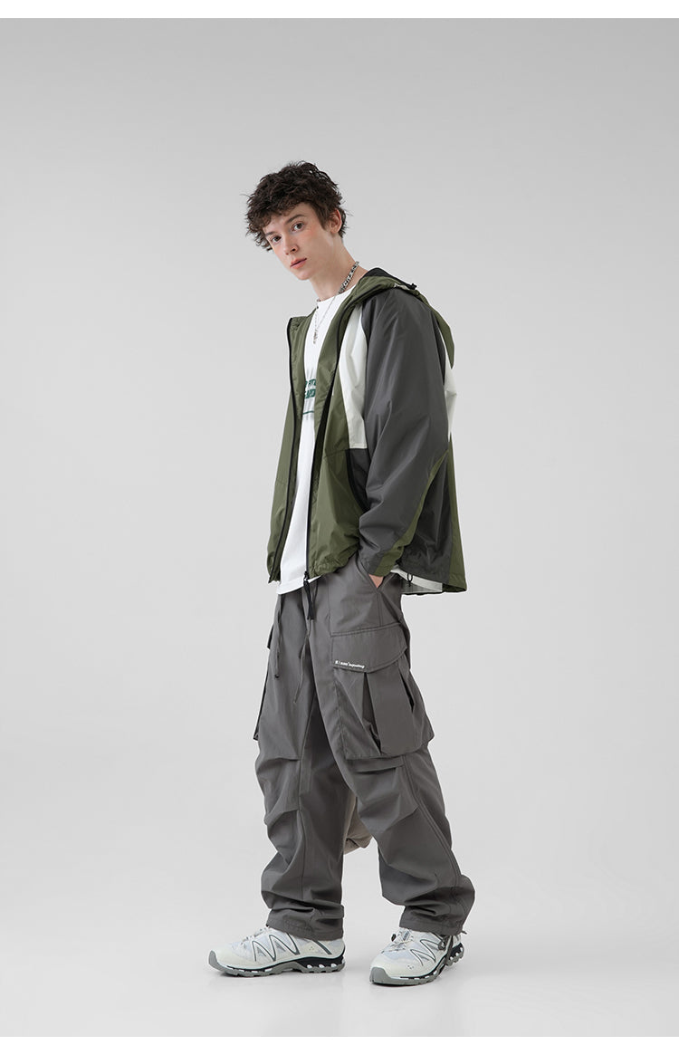 BJHG Pleated Utility Cargo Trousers