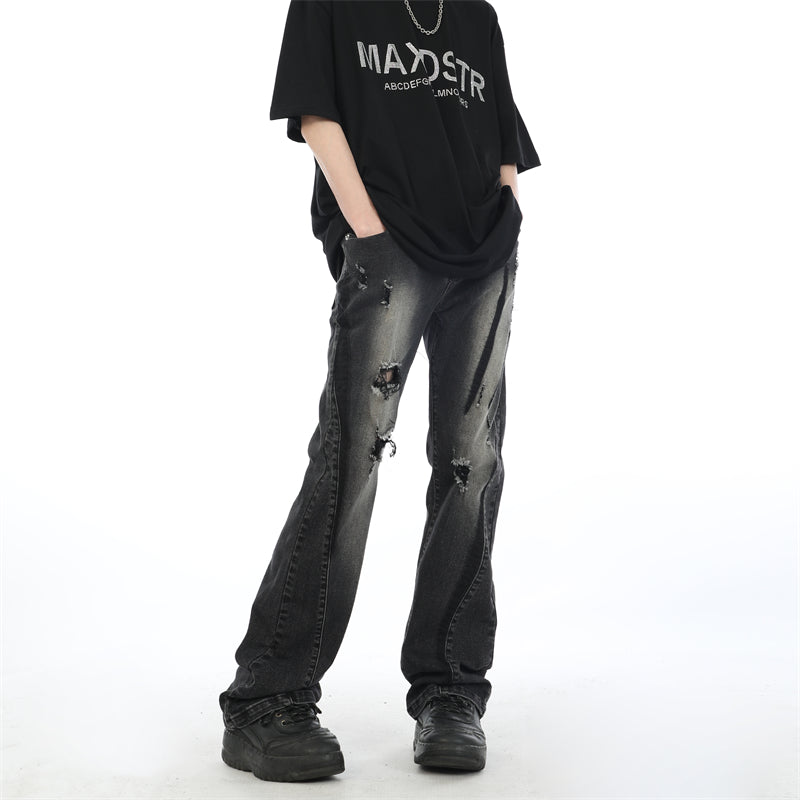 MaxDstr Distressed Ripped Jeans