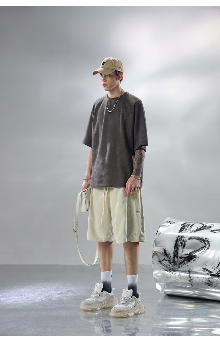 BJHG Casual Button-Up Shorts