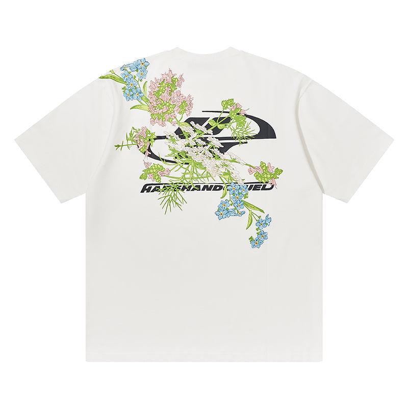 Embroidered 'Bloom' Tee by HARSH and CRUEL