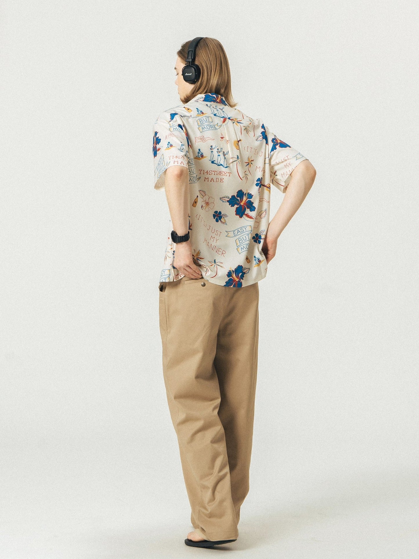 714street 'Luau' Short Sleeve Button-Up Shirt