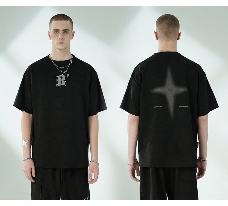 BJHG 3M Reflective Star Spike T-Shirt
