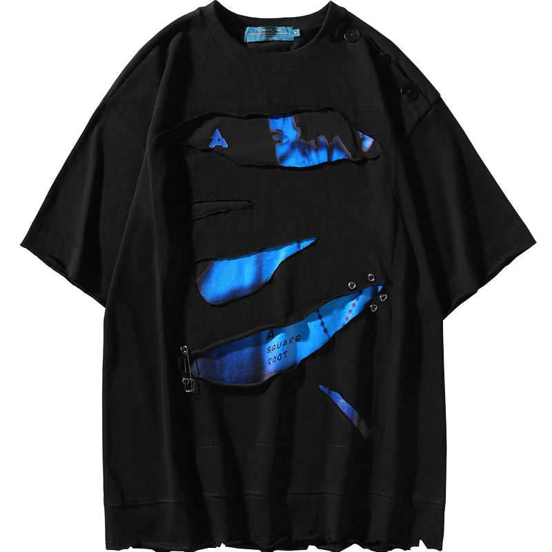 Sliced Layered Tee by A SQUARE ROOT