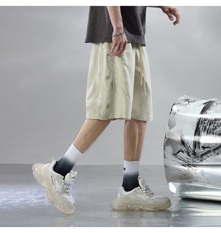 BJHG Casual Button-Up Shorts