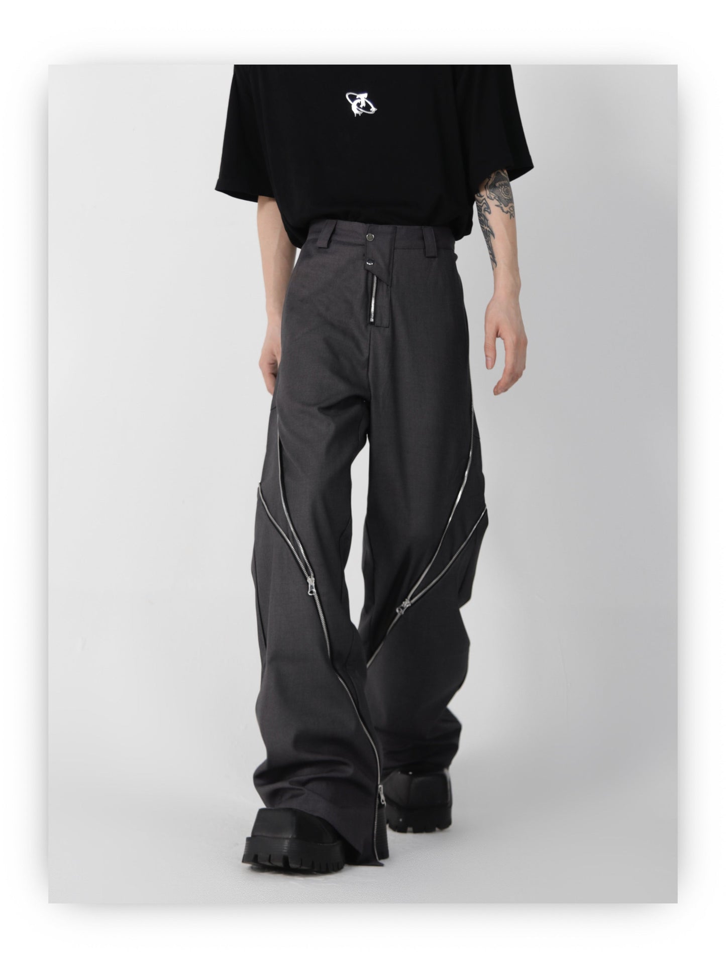 CulturE Zip-Up Trousers