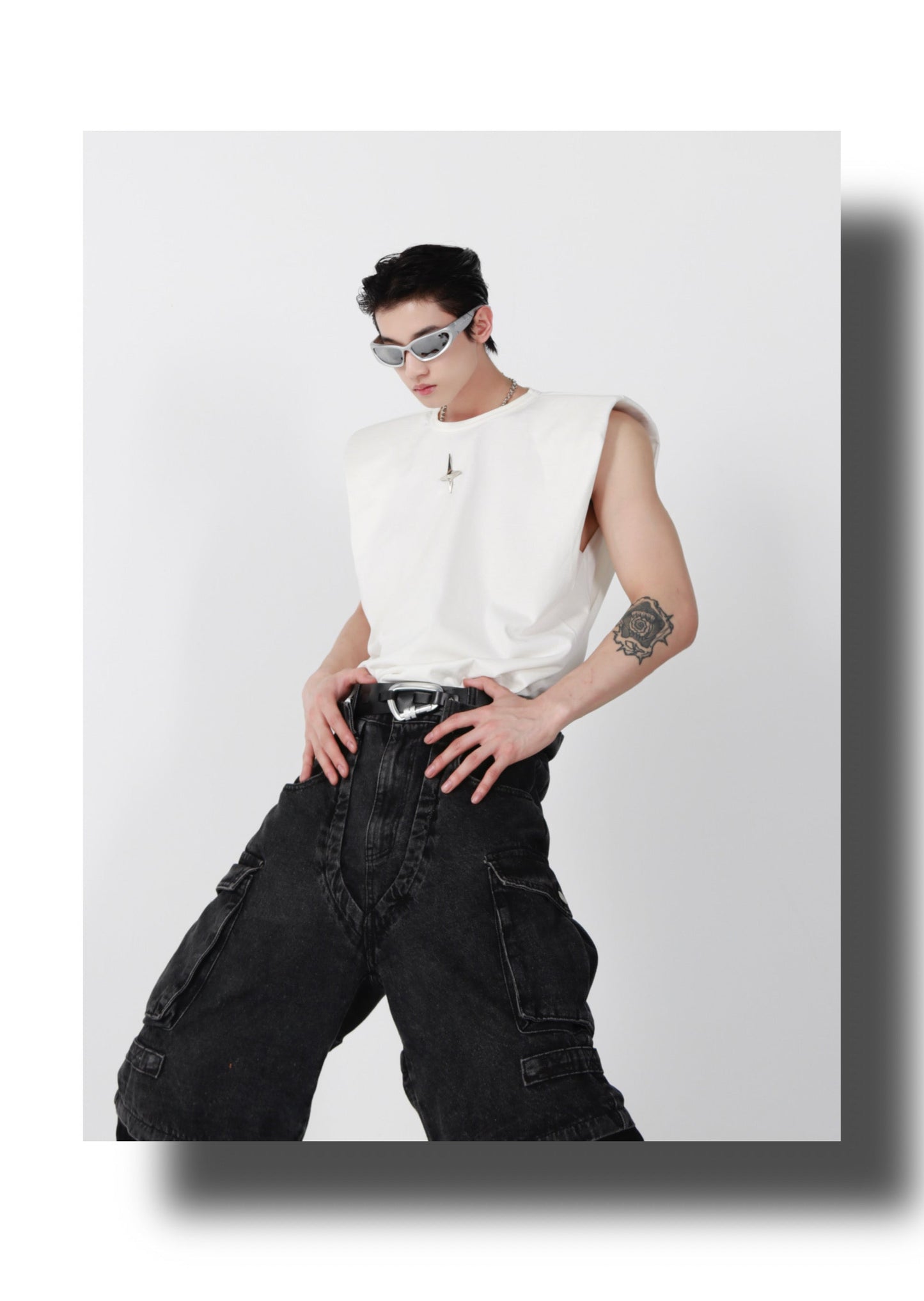 CulturE Star Spiked Tank Top