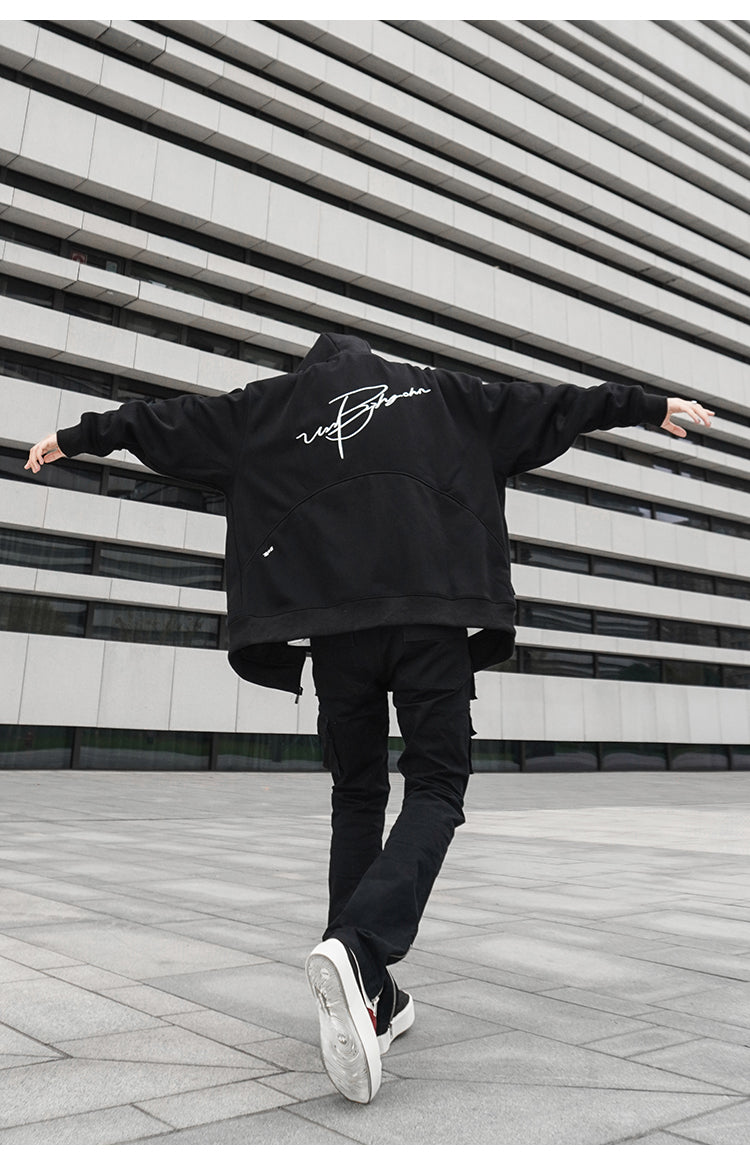 BJHG Logo Hoodie with Script Design