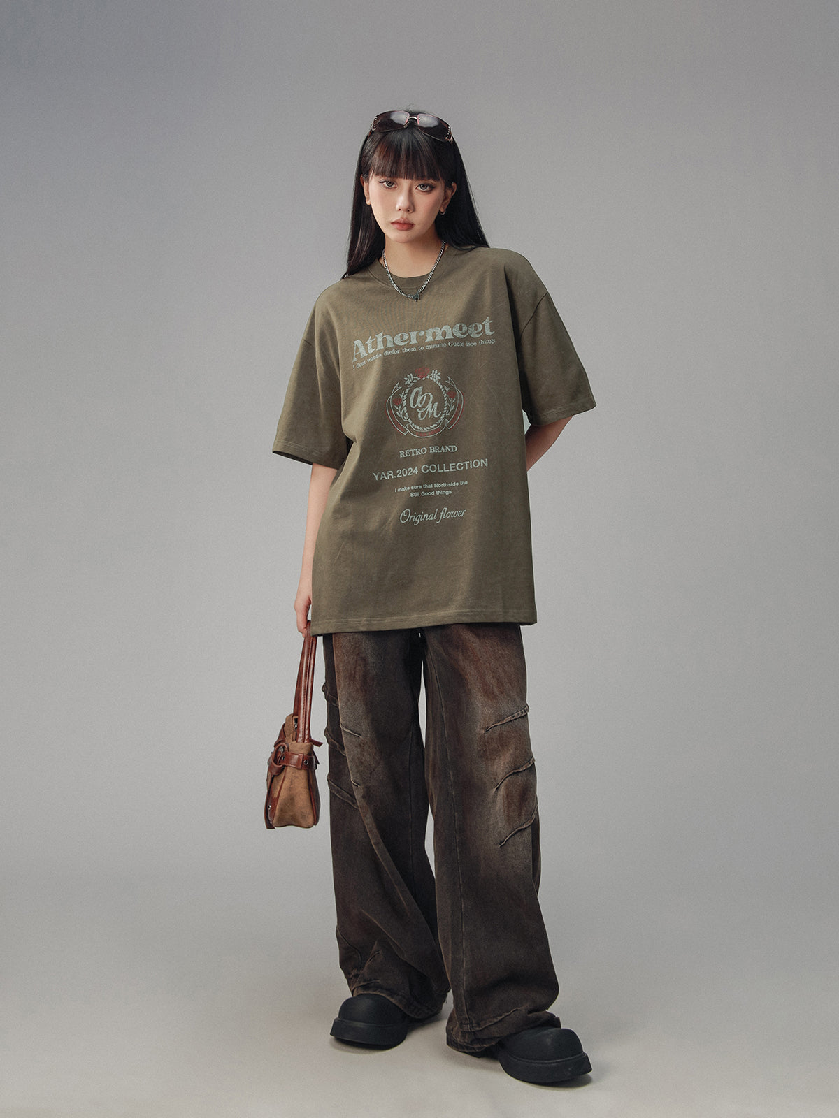 CTB Retro Distressed College T-Shirt