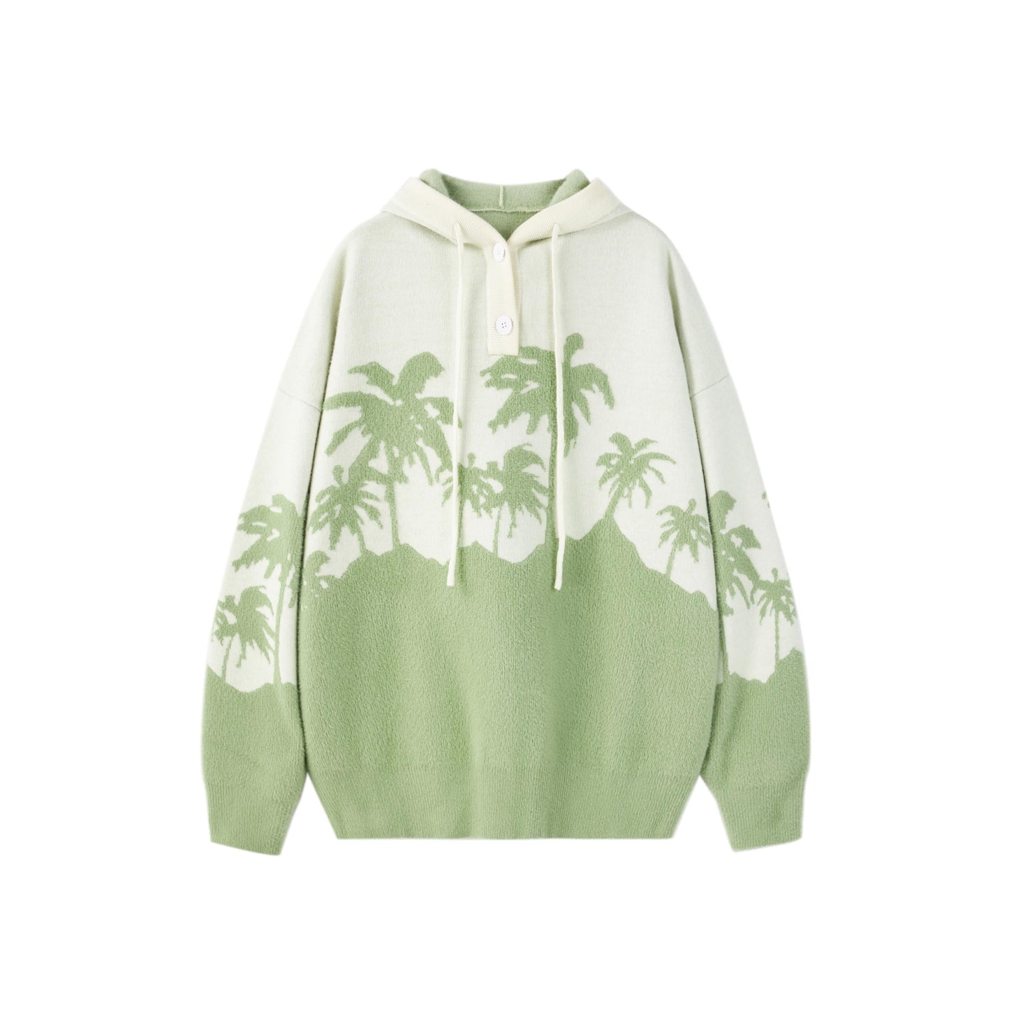 PCLP 'King Palm' Knitted Hoodie