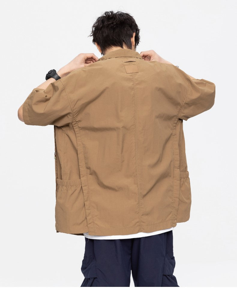 GTRG Panelled Button-Down Shirt