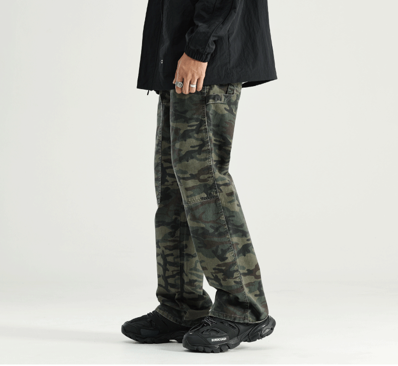 GTRG Camo Print Jeans