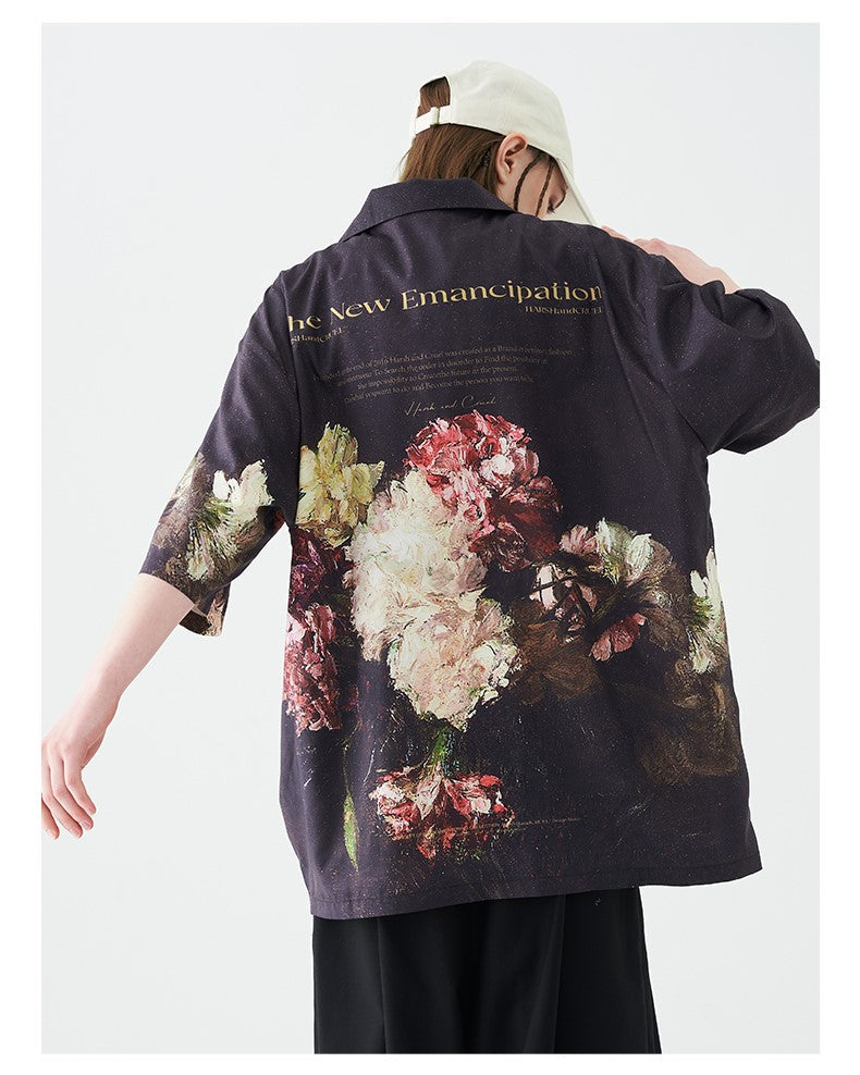 Bold and Edgy 'Baroque' Button-Up