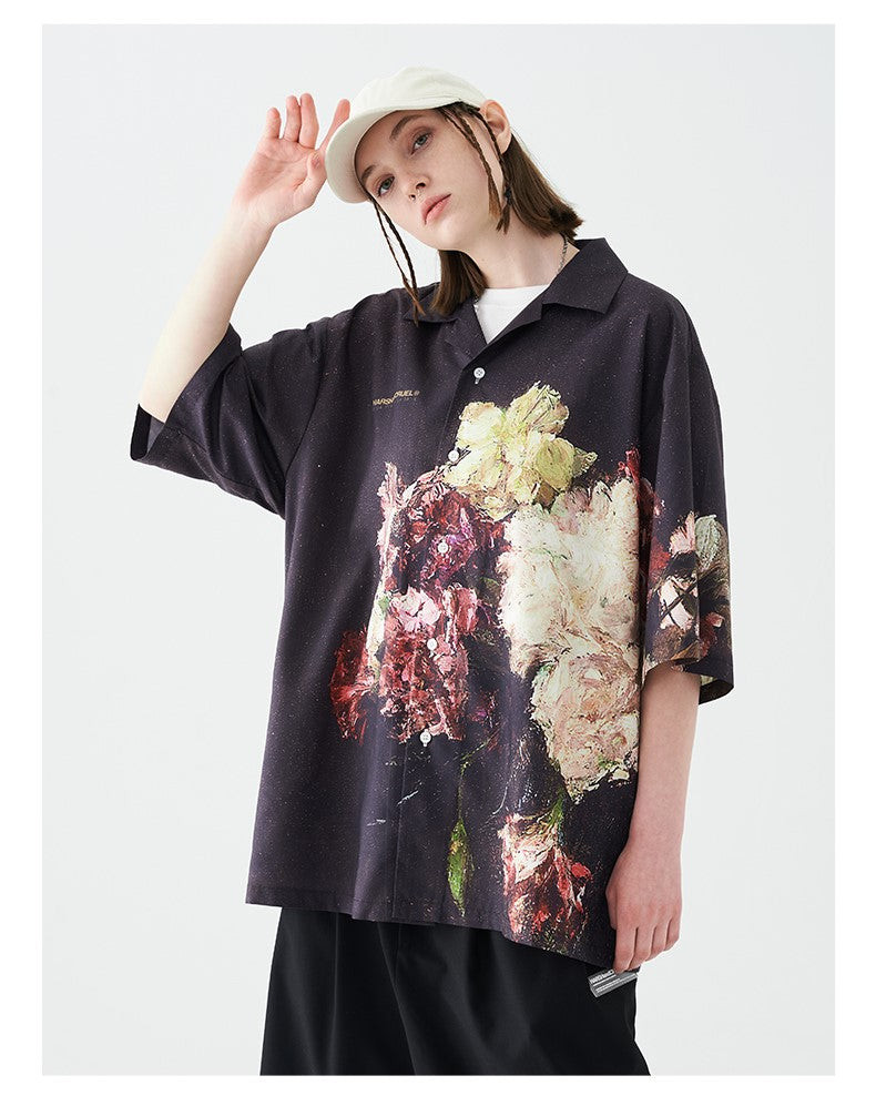 Bold and Edgy 'Baroque' Button-Up