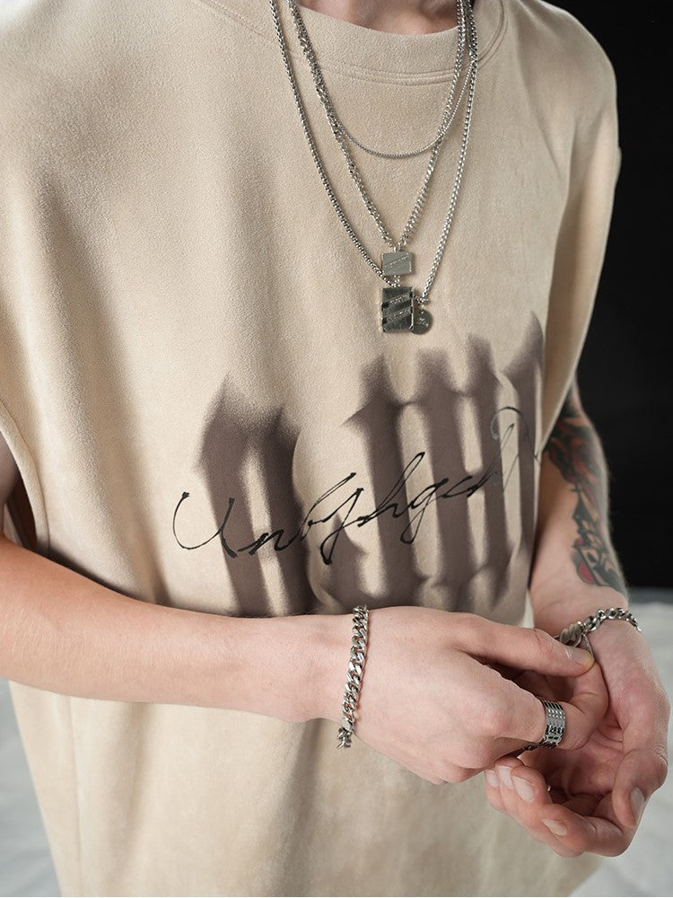 BJHG Logo Sleeveless T-Shirt