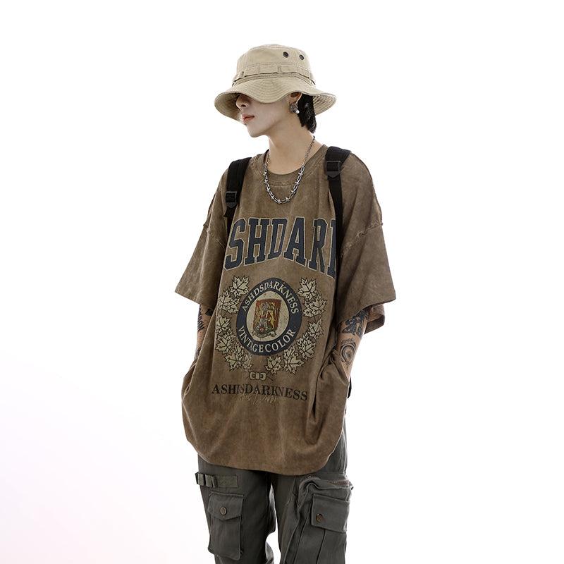 Ash Dark Vintage Collegiate T-Shirt