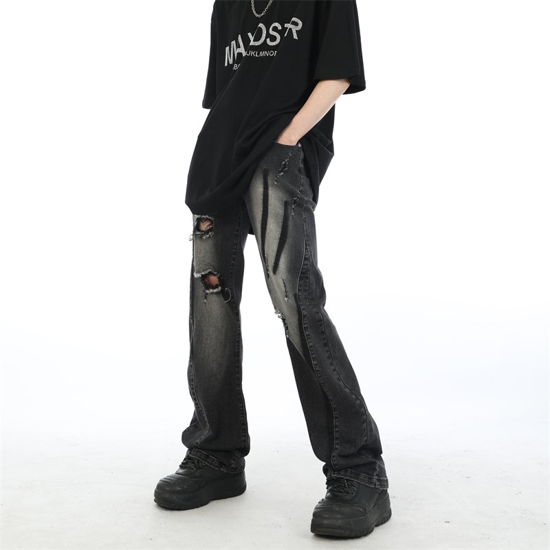MaxDstr Distressed Ripped Jeans