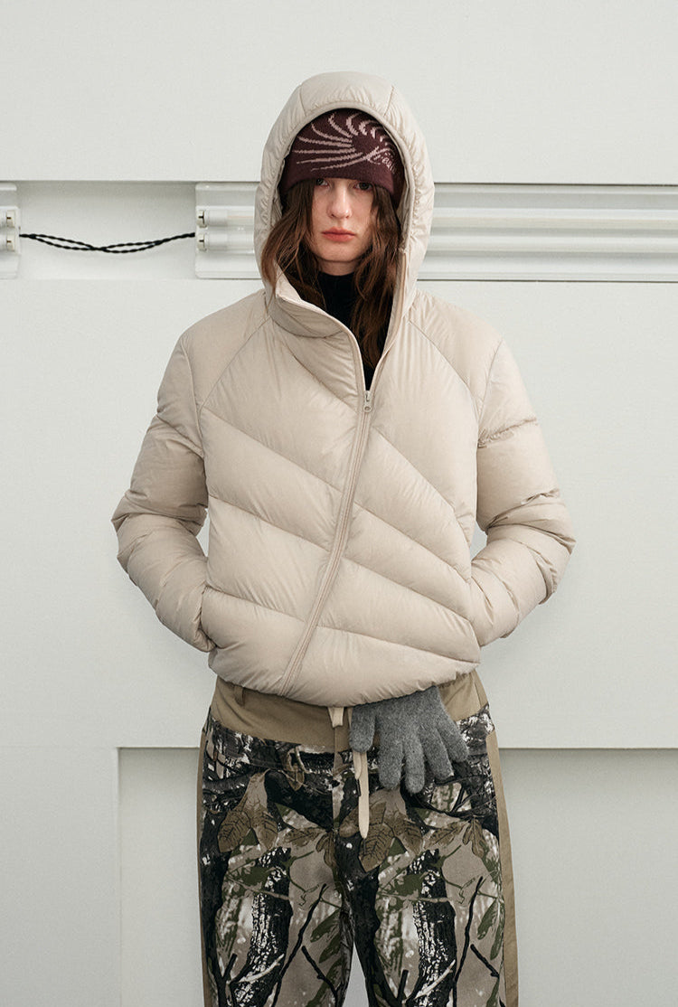 KREATE 'Eclipse' Cross-Zip Puffer Coat