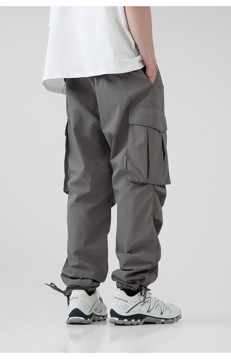 BJHG Pleated Utility Cargo Trousers