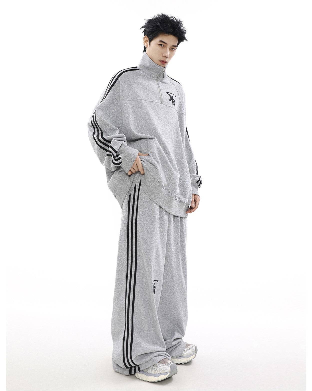 MRNEARLY Athletic Track Jacket